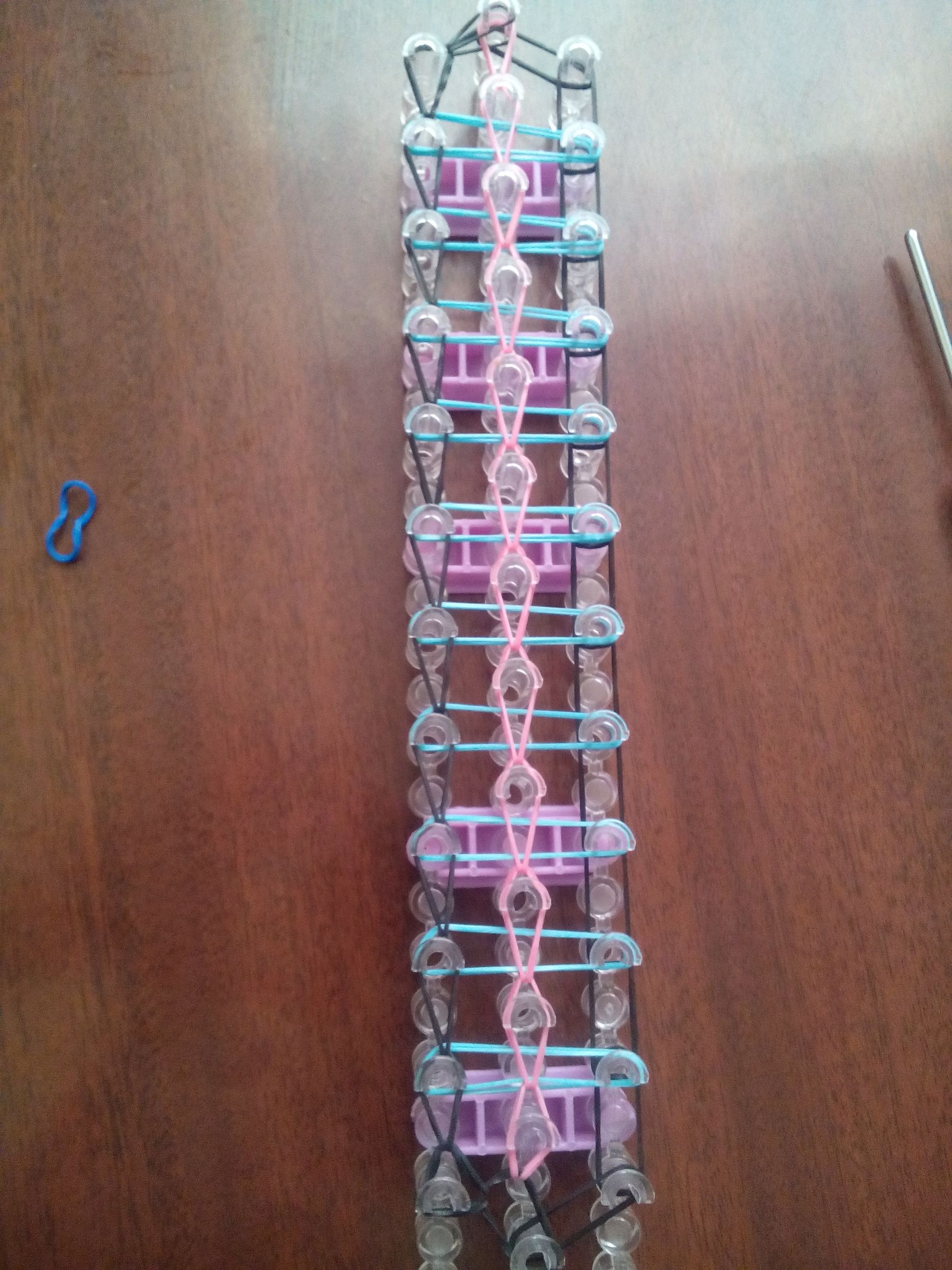 Loom Band Ladder Bracelet 9 Steps Instructables