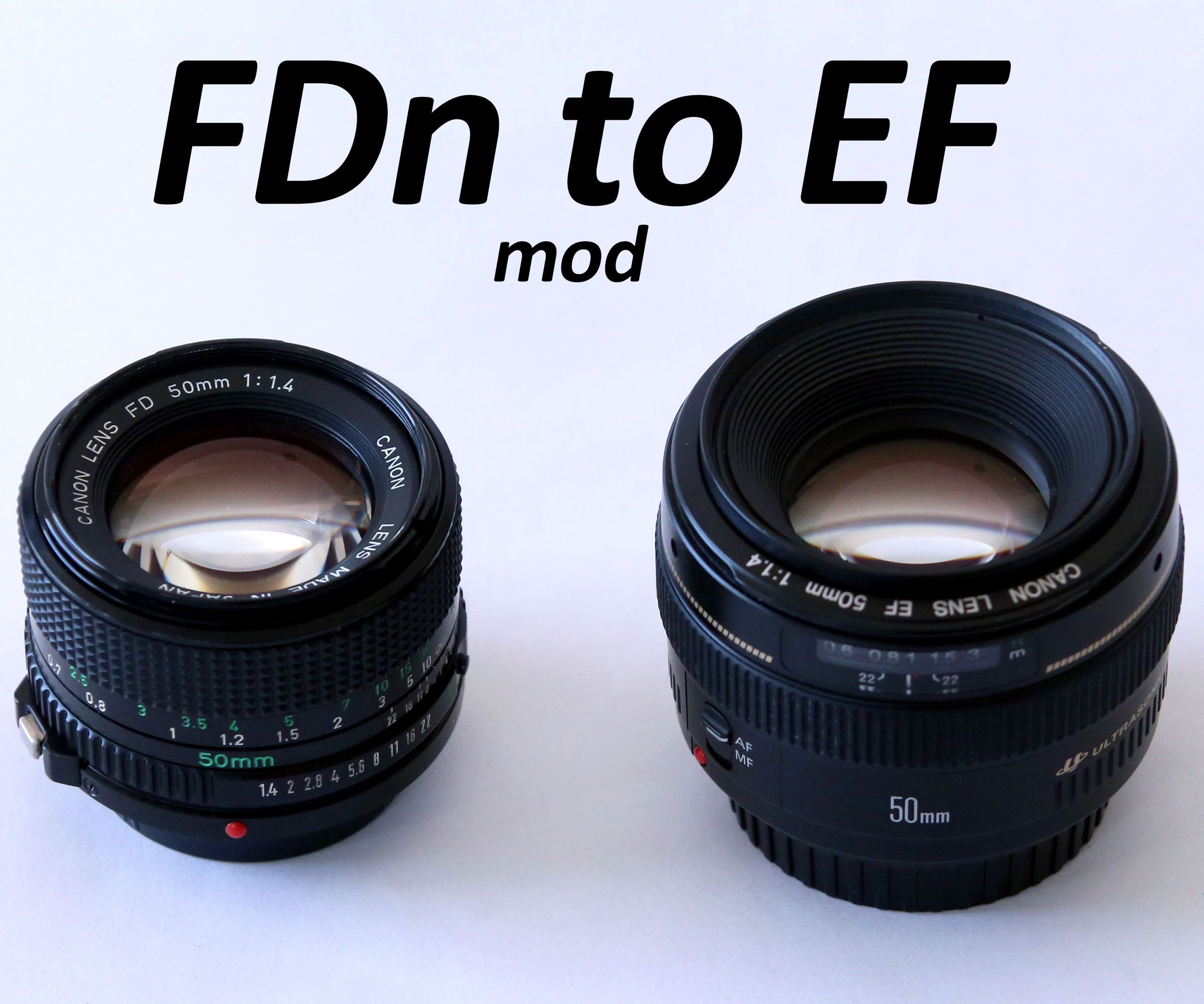 FDn to EF Mod (without Glass) Easy Steps