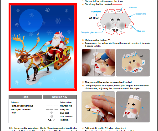 Making Santa Claus 3D Model (reindeer – Sled – Santa Claus )