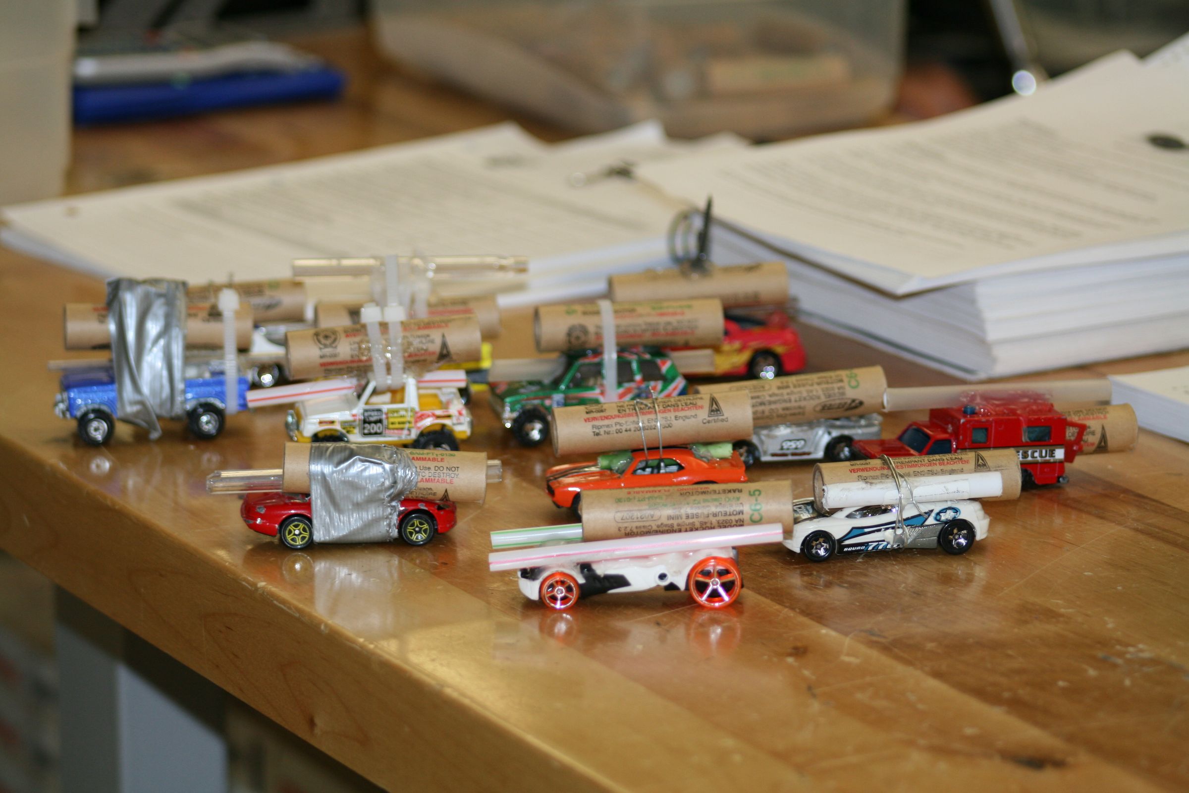 Hot Wheels With ROCKET ENGINES!