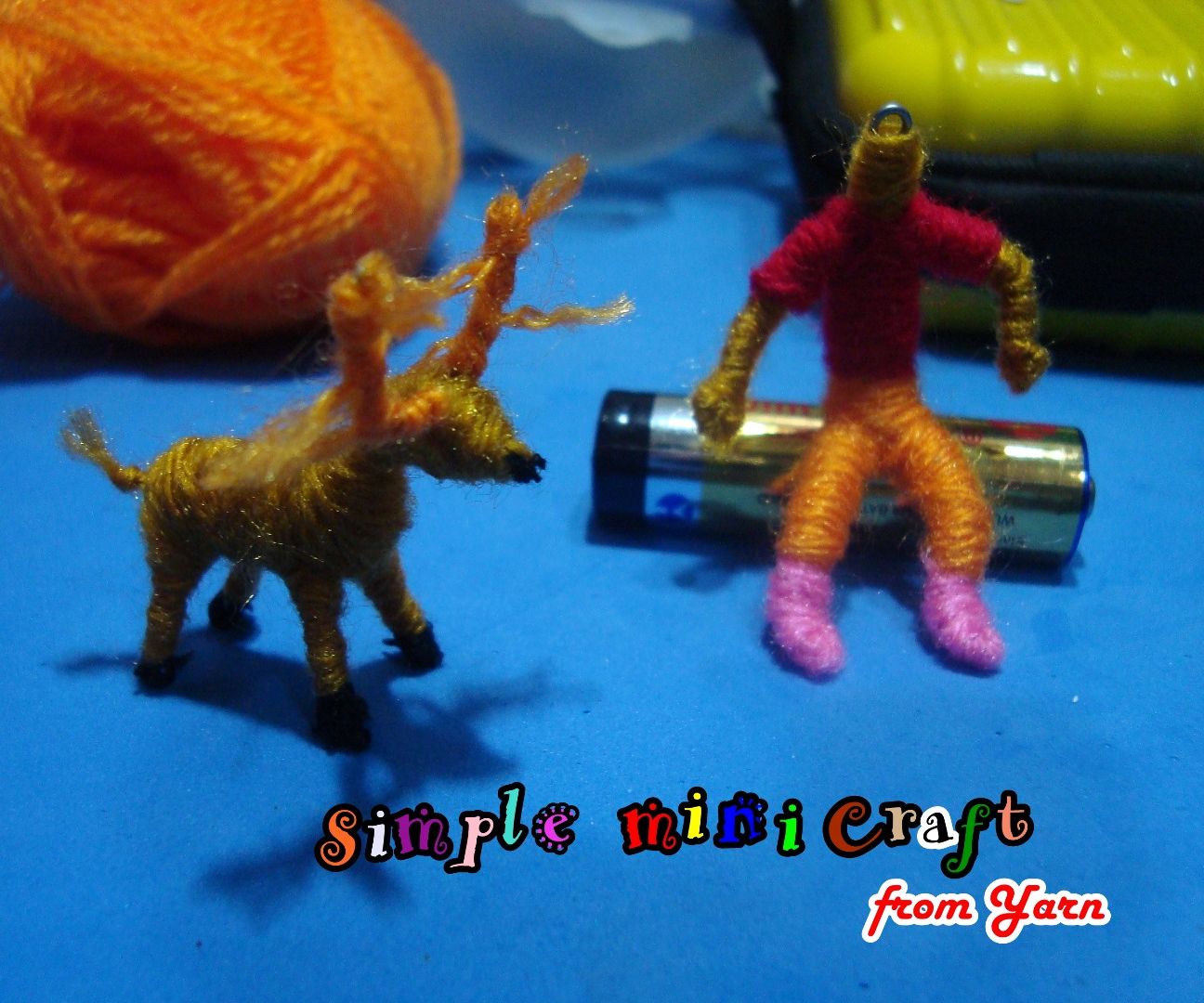 Mini Character Key Chain Craft 