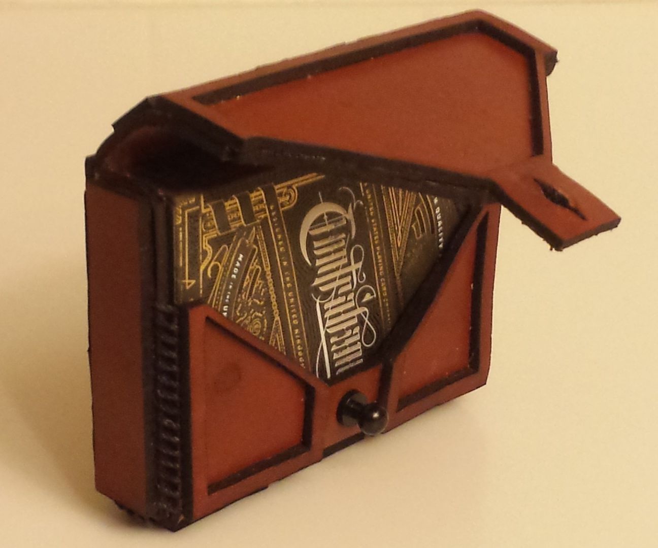 Leather Playing Card Pouch 6 Steps (with Pictures) Instructables