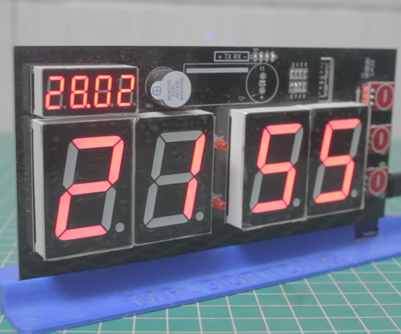 How to Make NTP Clock Using ESP-12E and 74HC595 [V2.0]