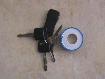 Duct Tape Keychain