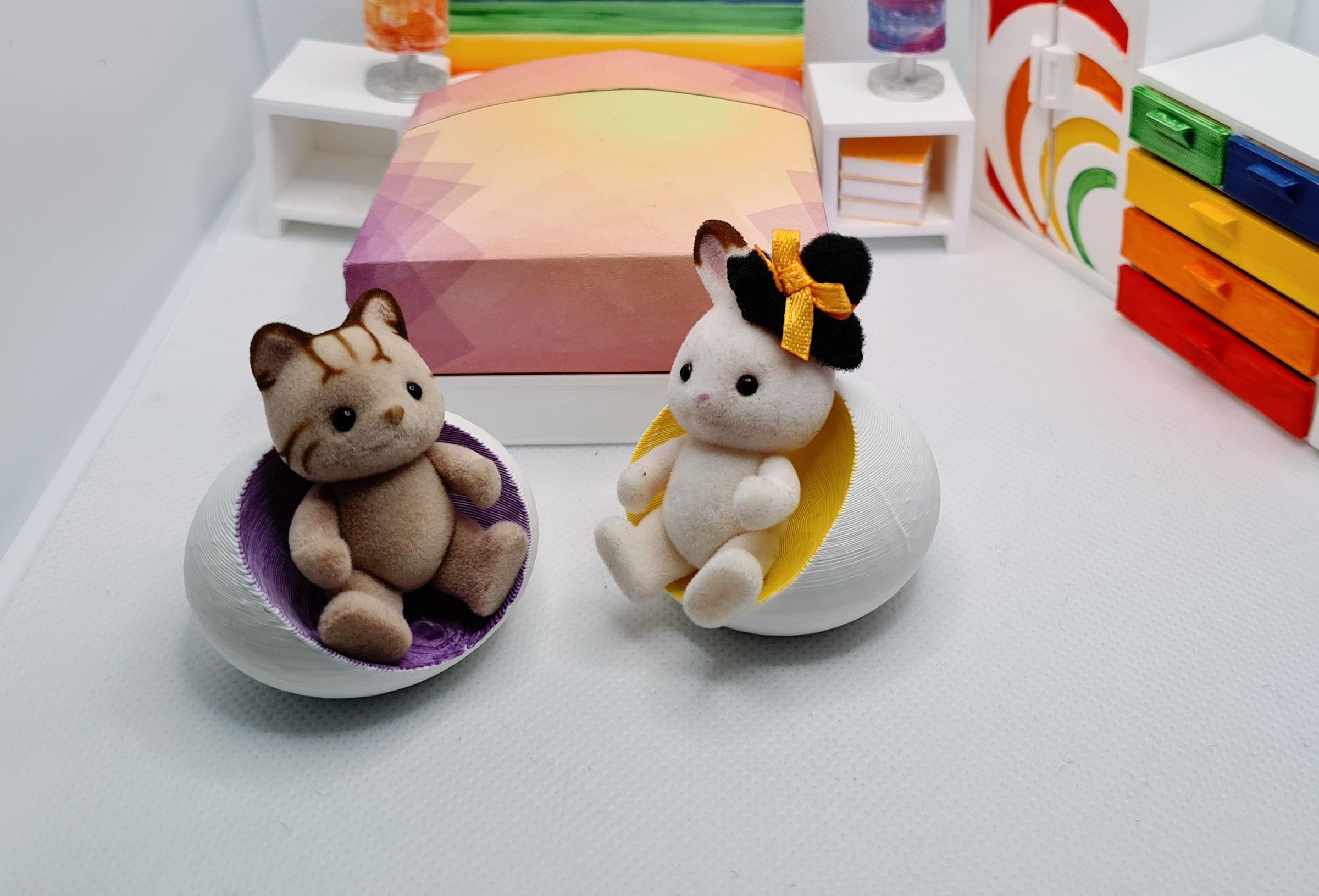 Sylvanian Kids' Bedroom Furniture! (3D Printed Tinkercad Project) 10