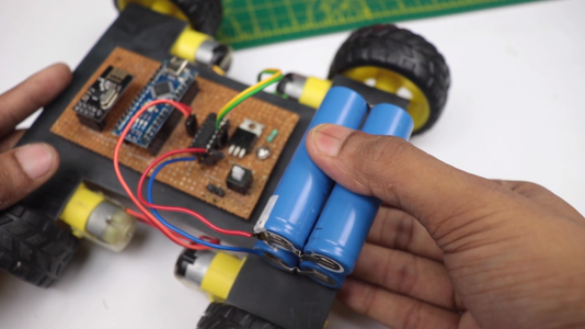 How to Make Arduino Gesture Control Robot at Home Using Radio Module ... Circuit Diagram