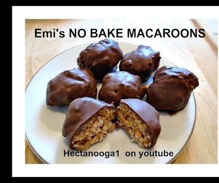 NO BAKE CHOCOLATE MACAROONS