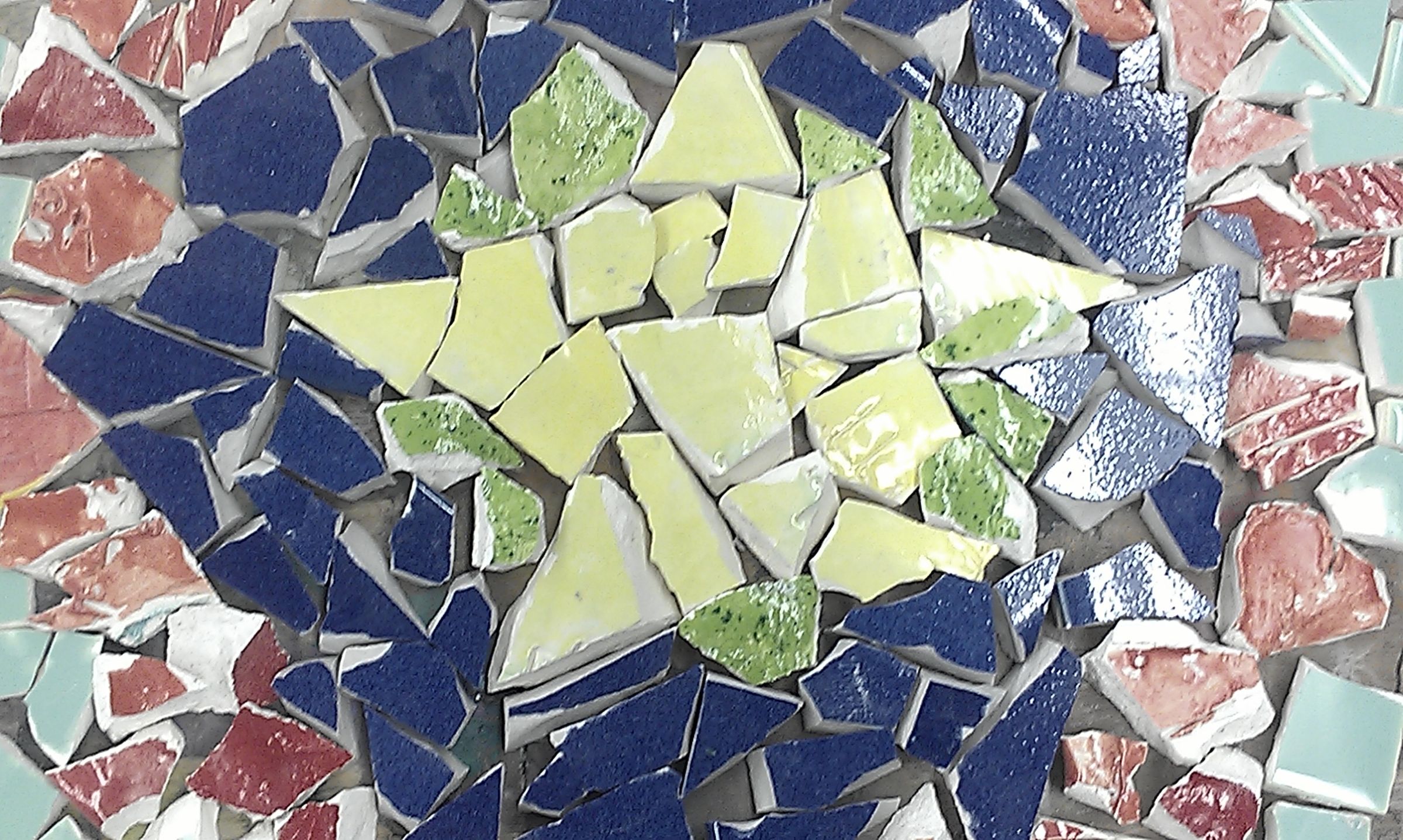 Recycle Ceramics Into Awesome Mosaic Stepping Stones