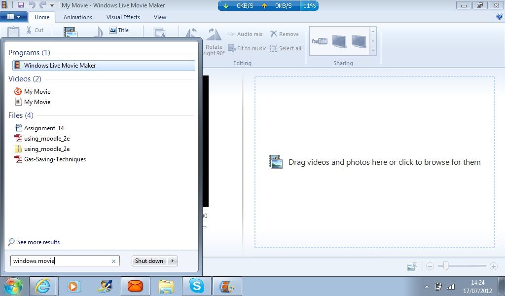 How to Make a Film With Pictures Using Windows Movie Maker