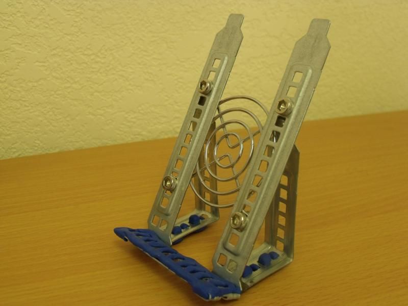 Funky Industrial Smartphone Stand From Spare Parts