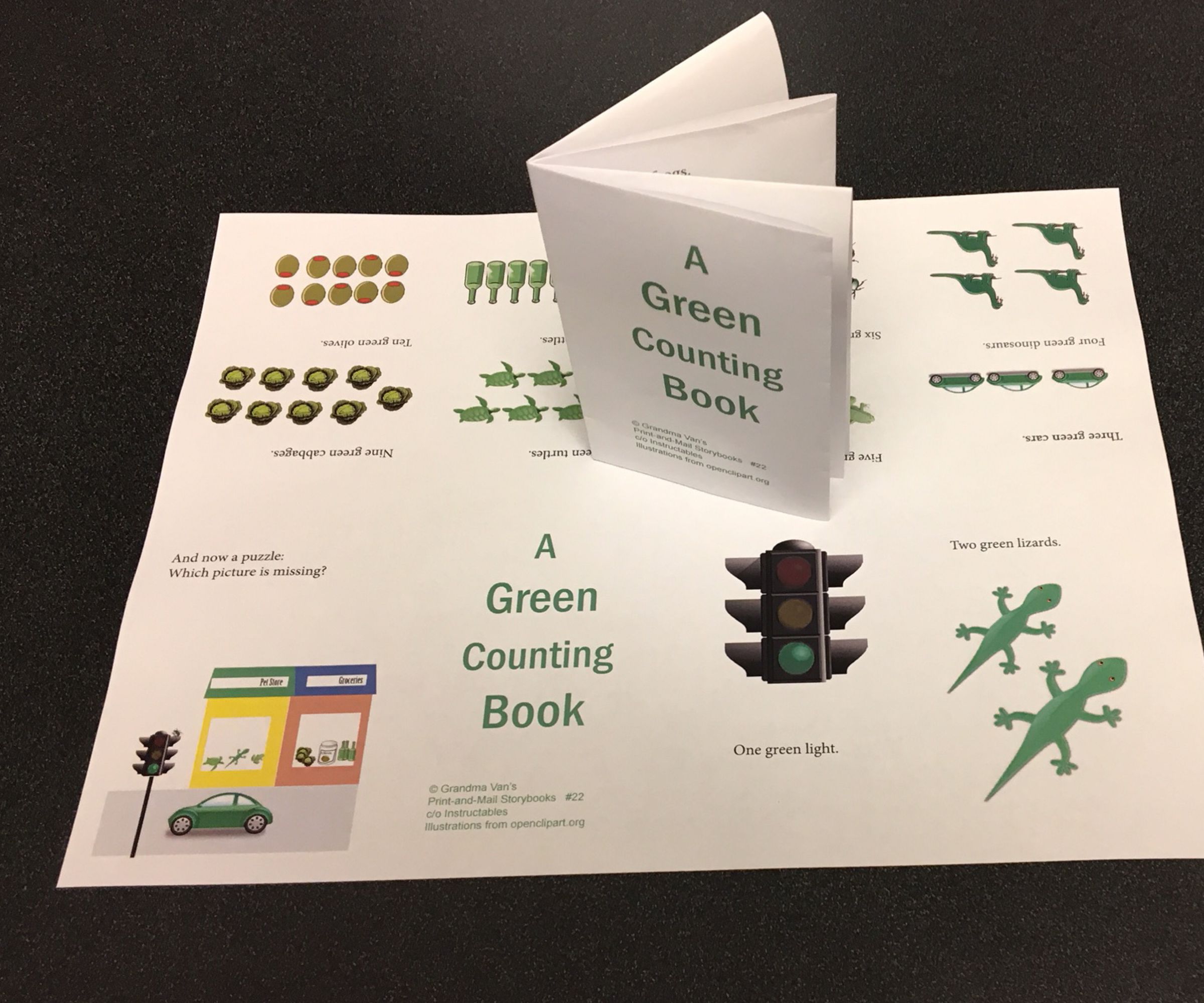 A Green Counting Book (#22)