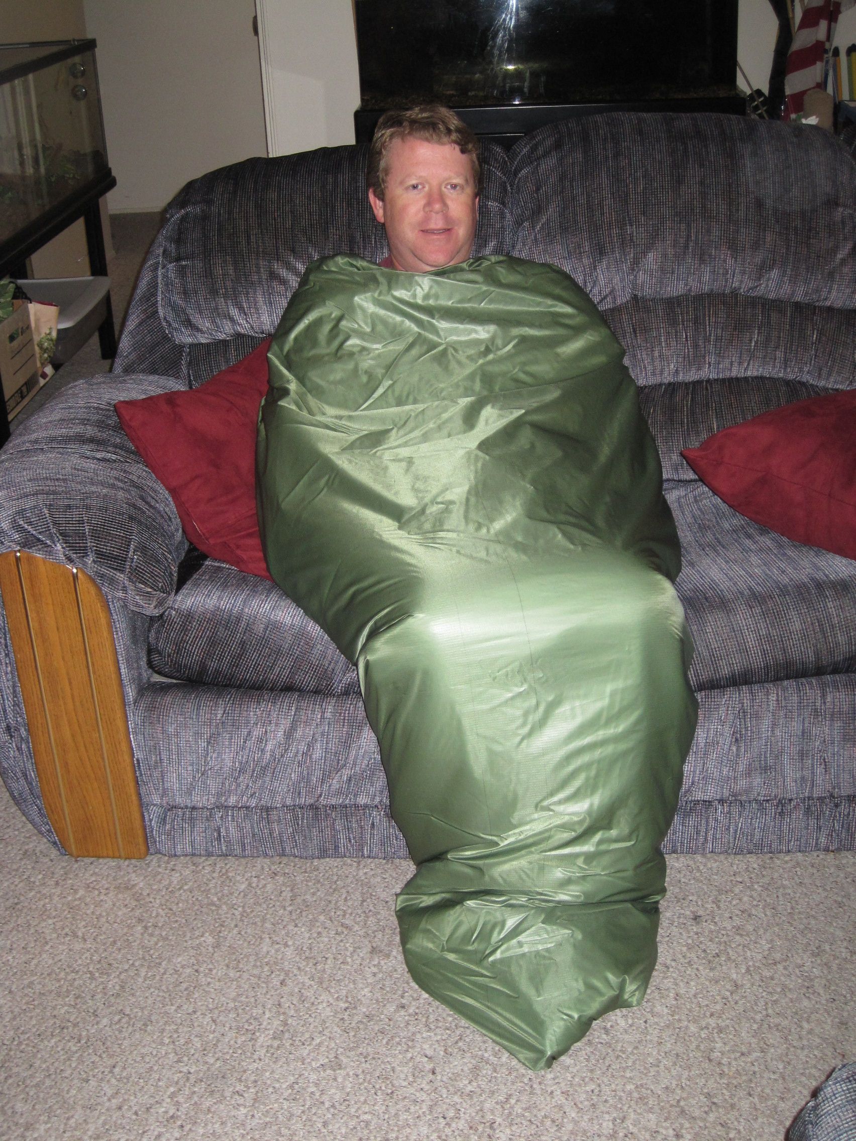 Multipurpose Snuggie and Camping Quilt