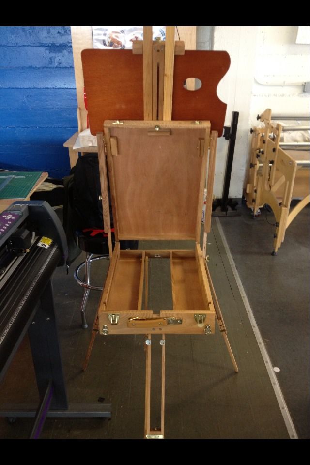 Repairing a French Easel