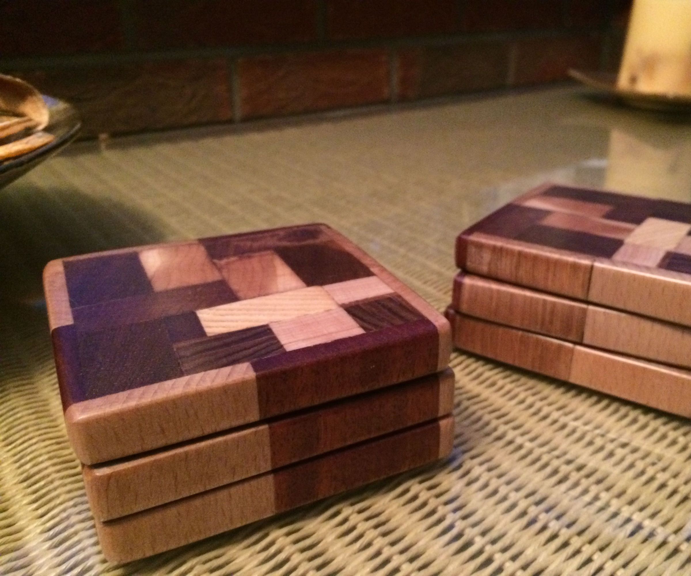 Wooden Drink Mat Coasters (Scrap Wood)