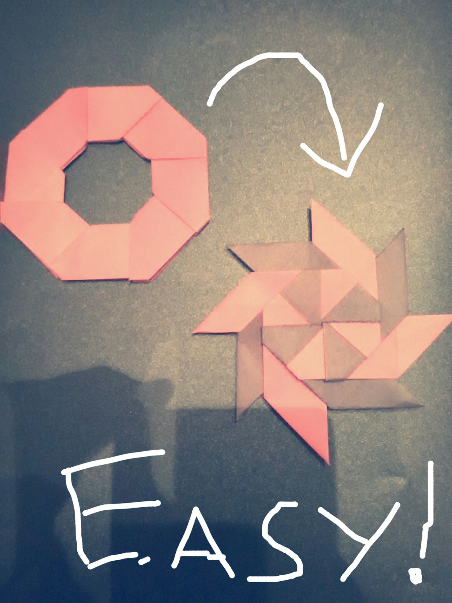 Amazing 8-pointed Transforming Ninja Star.