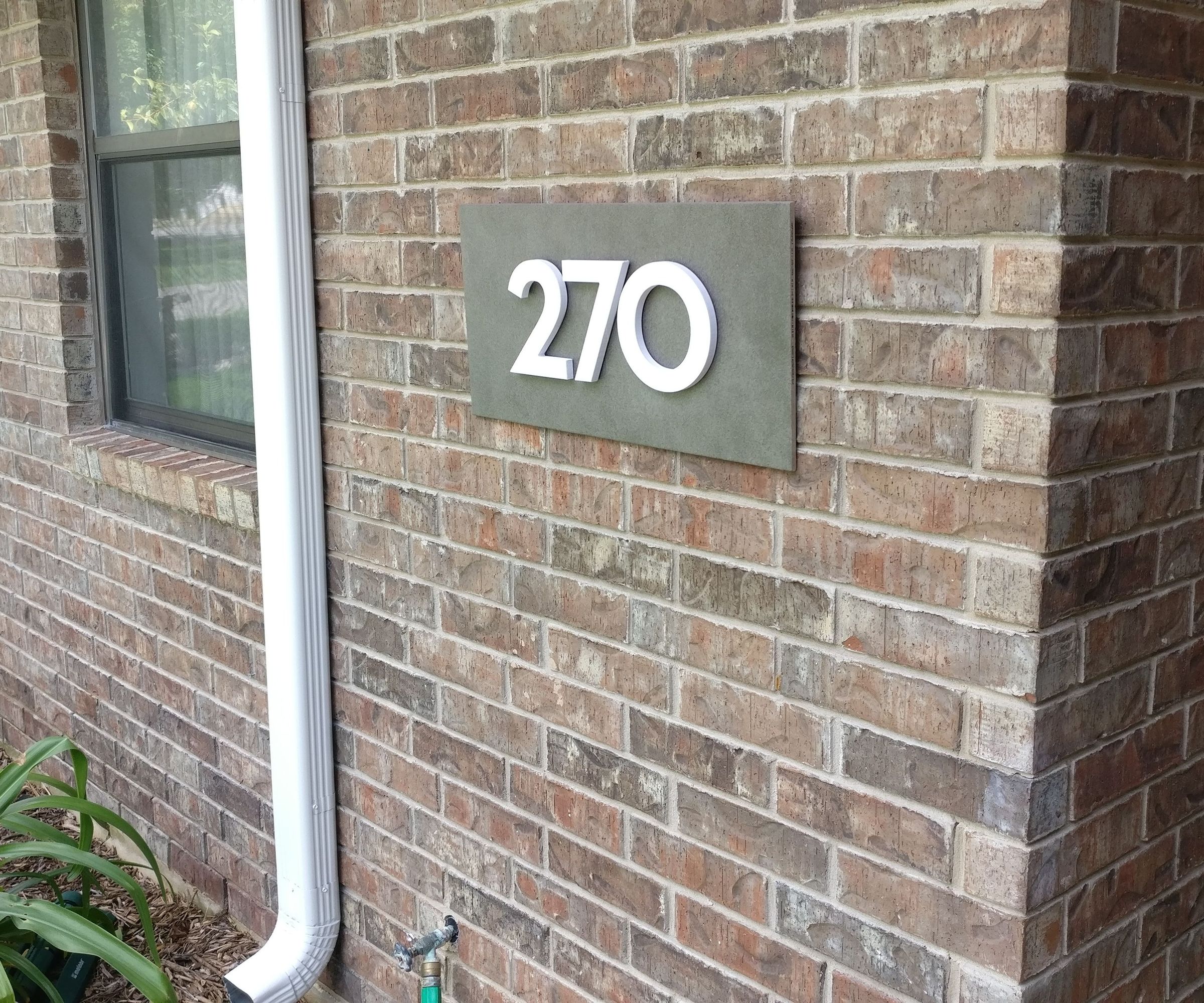PVC House Numbers