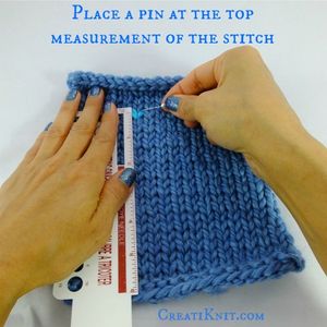 Place a Pin at the Top Edge of This Stitch and at Beginning Measurement on Ruler