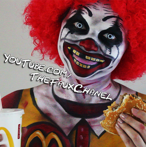 Ronald McDonald the Creepy Clown Face Paint