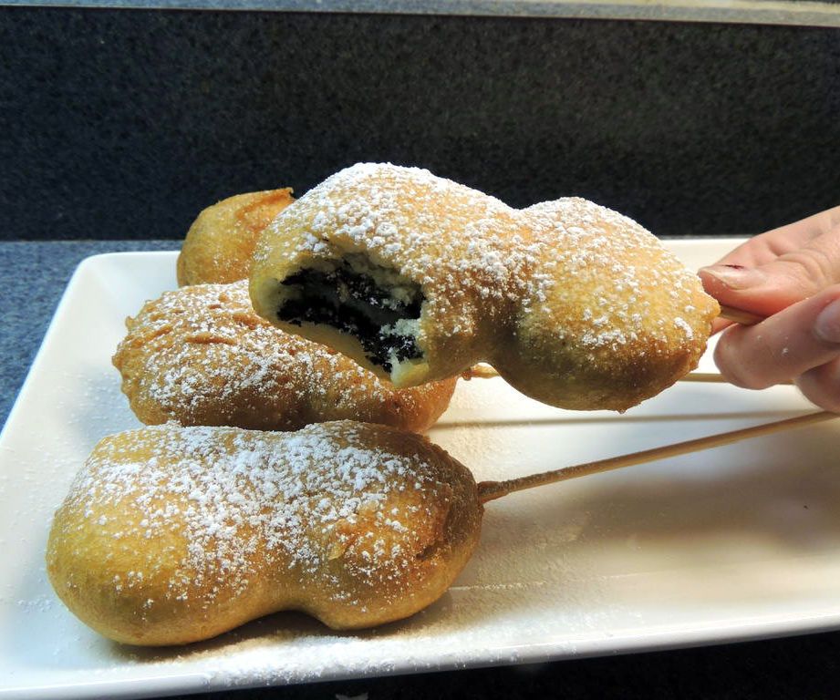 Deep Fried Oreo Lollipops