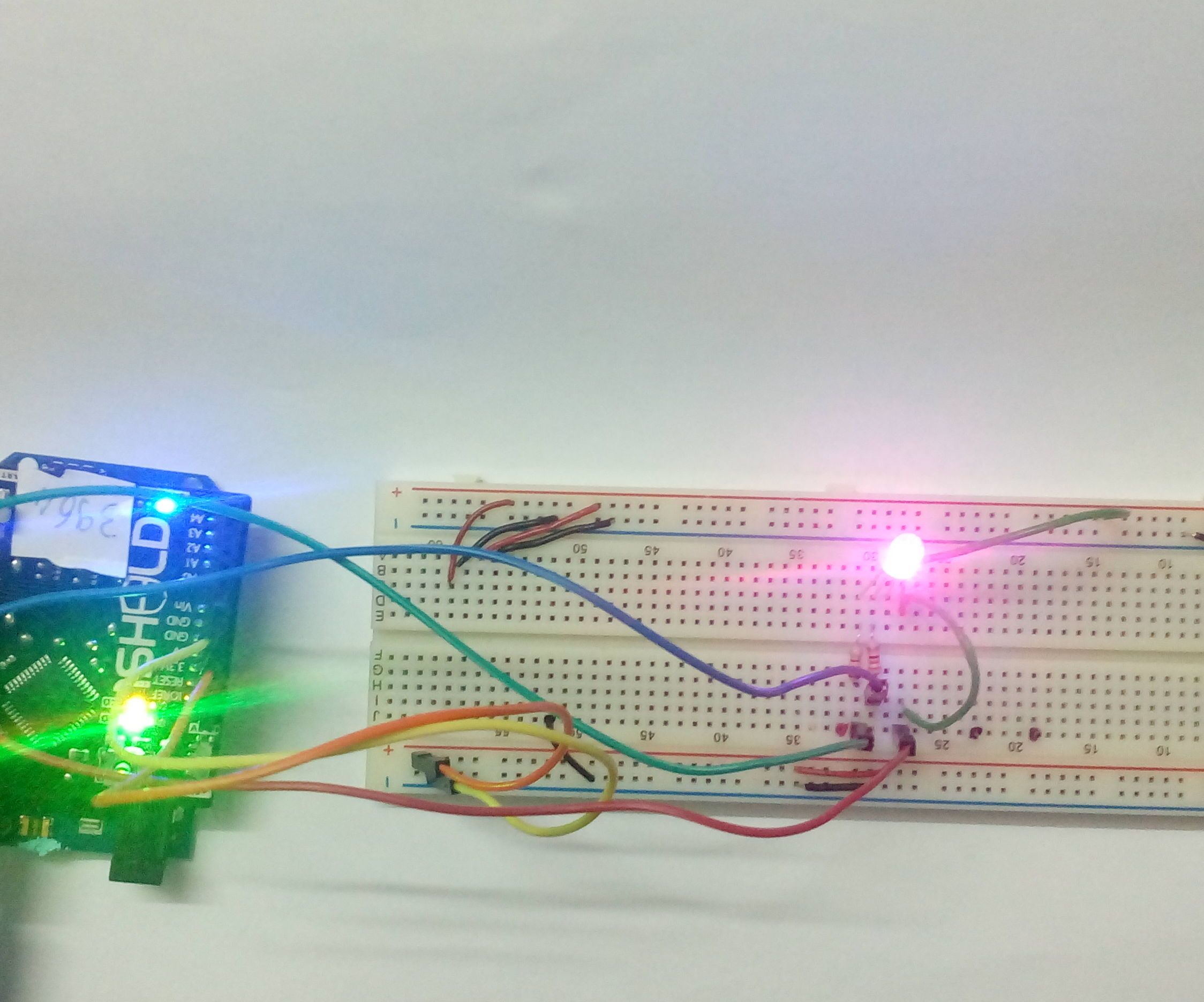 Control an RGB LED Using Your Smart Phone