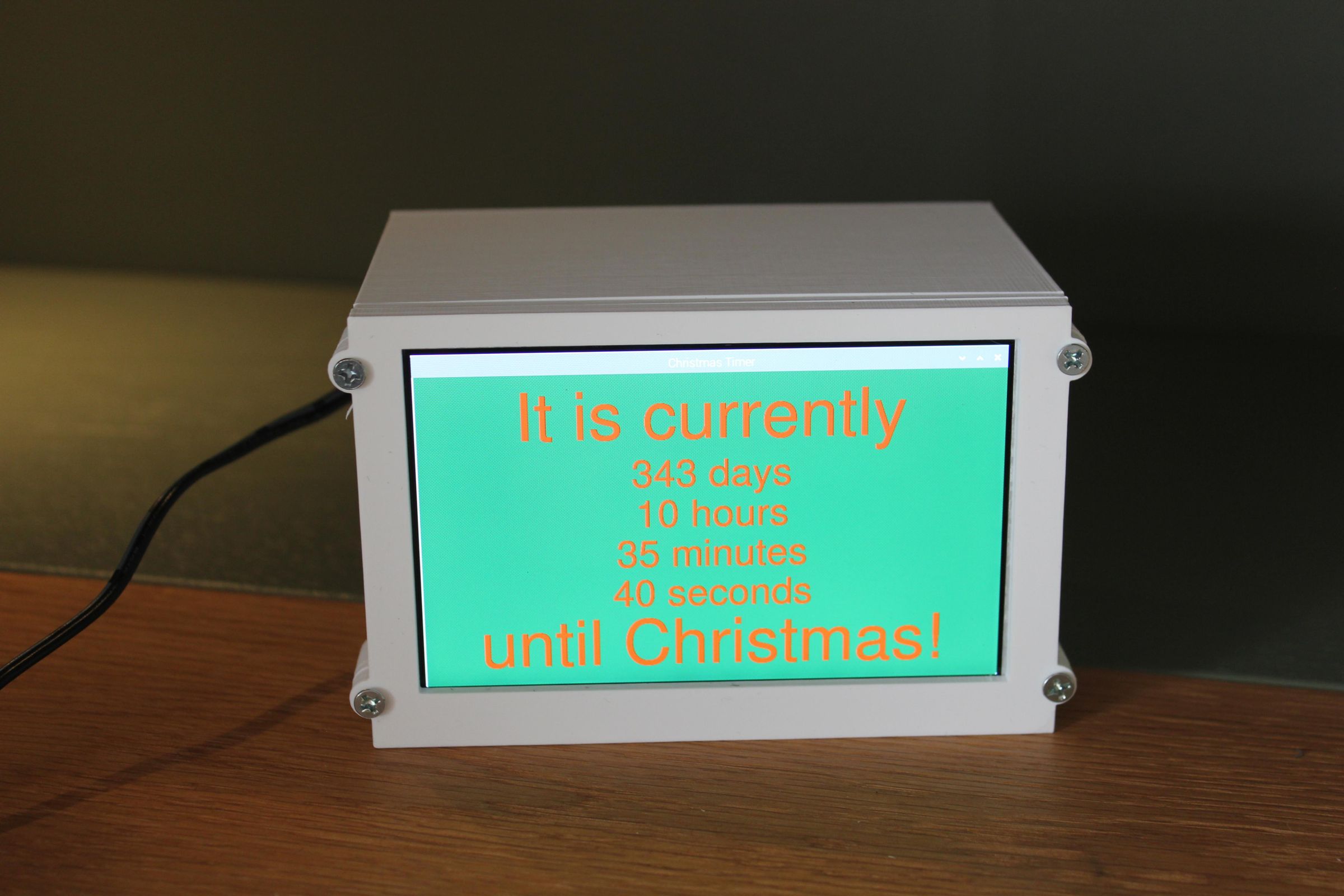Christmas Countdown Clock 6 Steps (with Pictures) Instructables