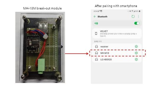 Connecting MH-18M With Smartphone