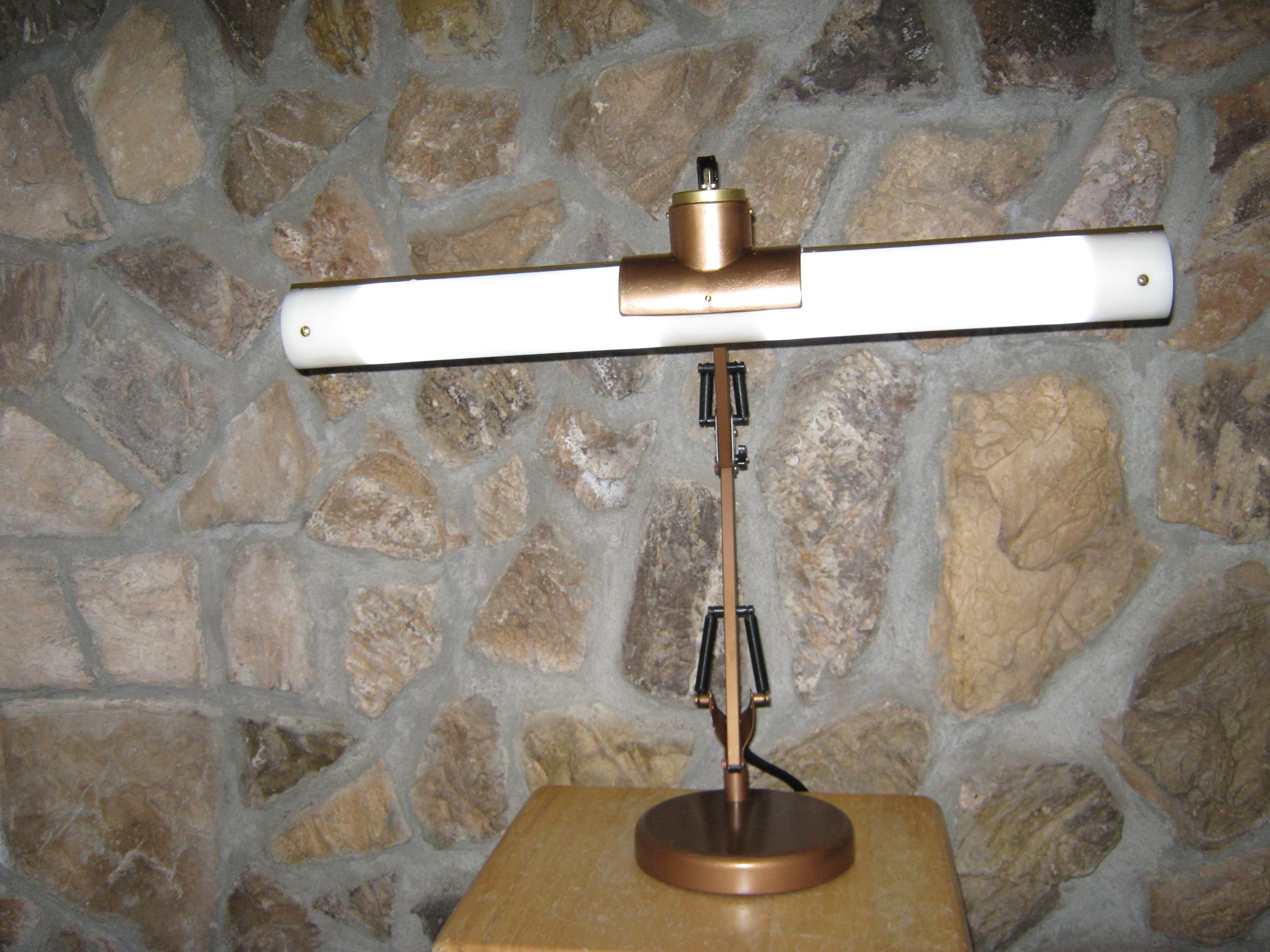 LED Steampunk Swingarm Desk Lamp