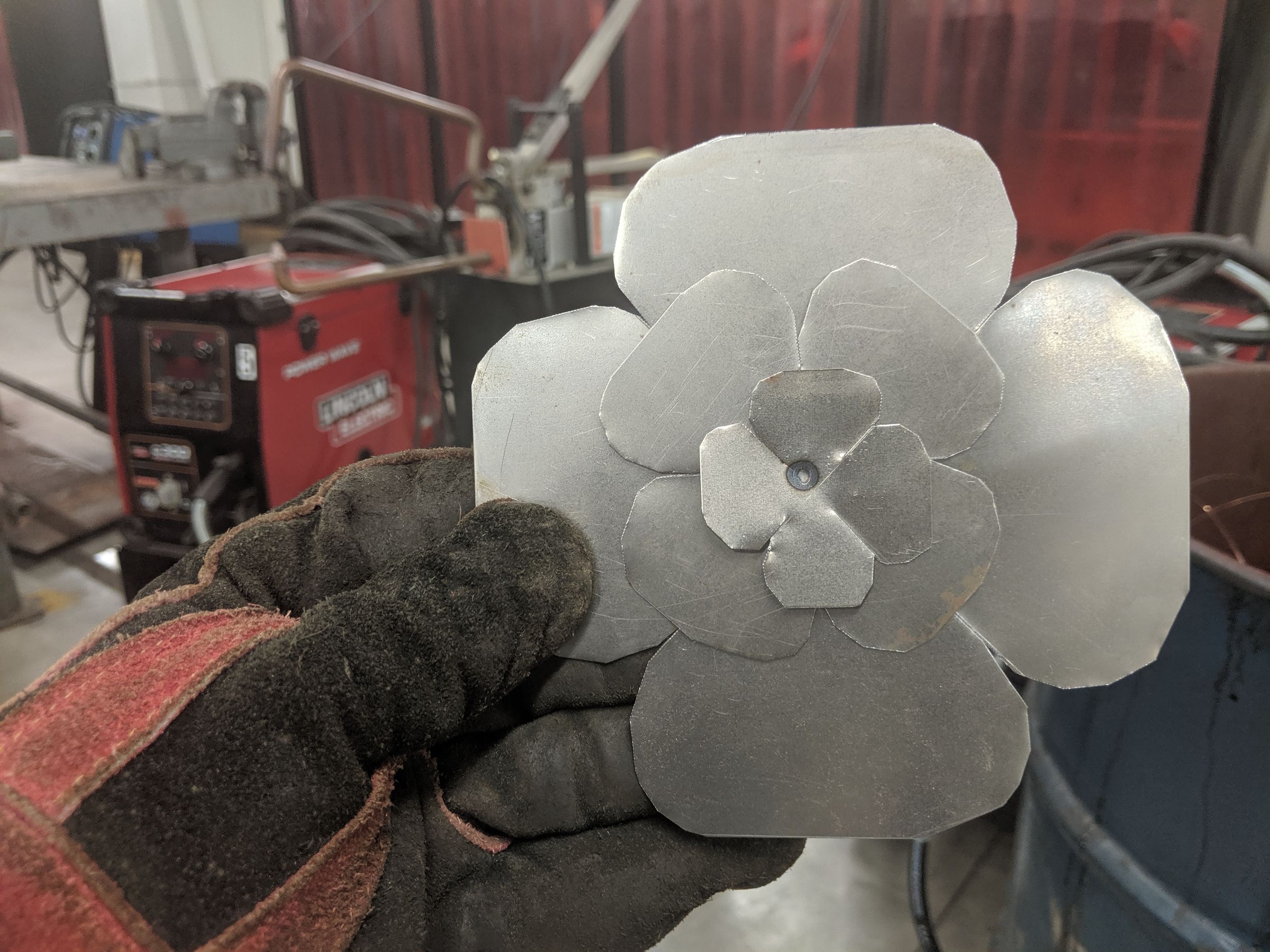 Easy Sheet Metal Flower 7 Steps (with Pictures) Instructables