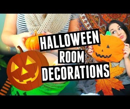 4 Simple + Cute DIY Halloween Room Decorations!