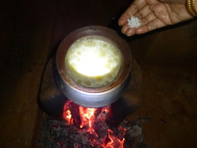 Cooking Pongal : Step 4