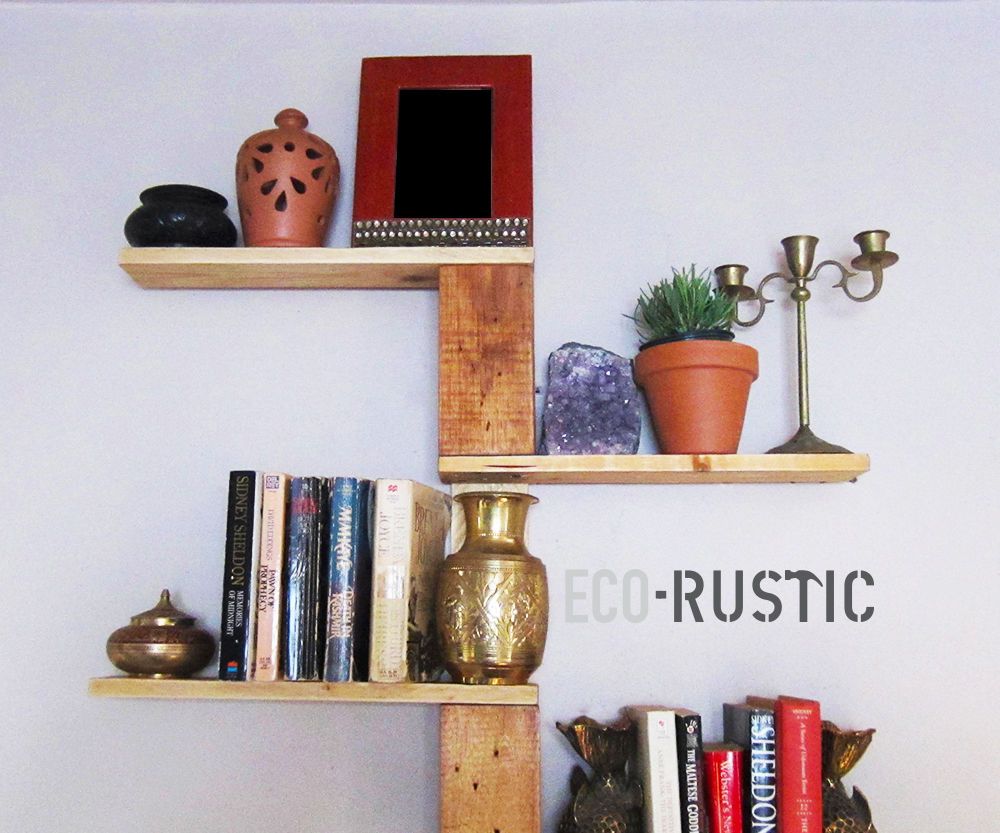DIY PALLET WOOD TREE SHELF TUTORIAL