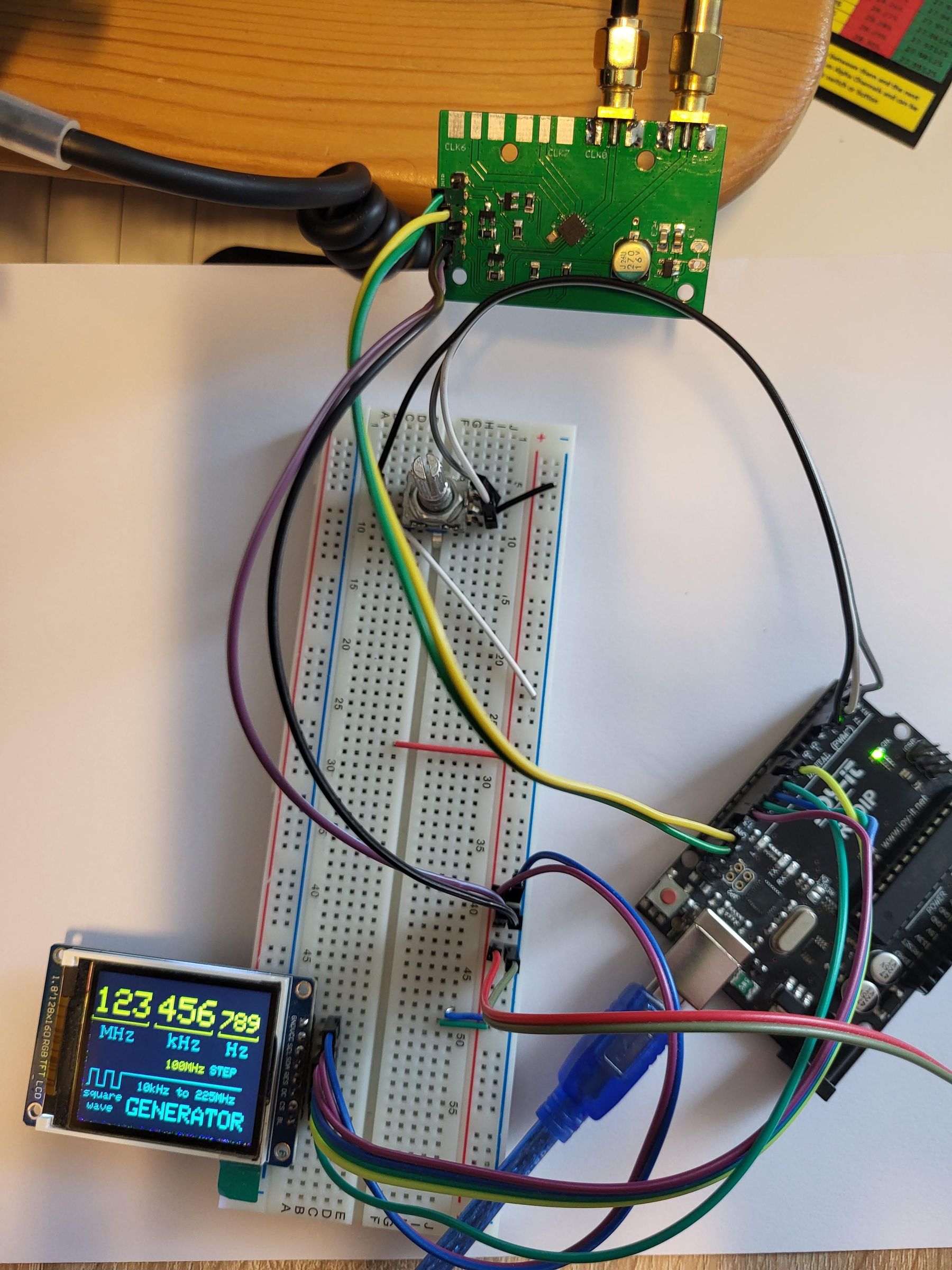 Si5351C Auxiliary Board for GPSDO 10 Mhz Instructables