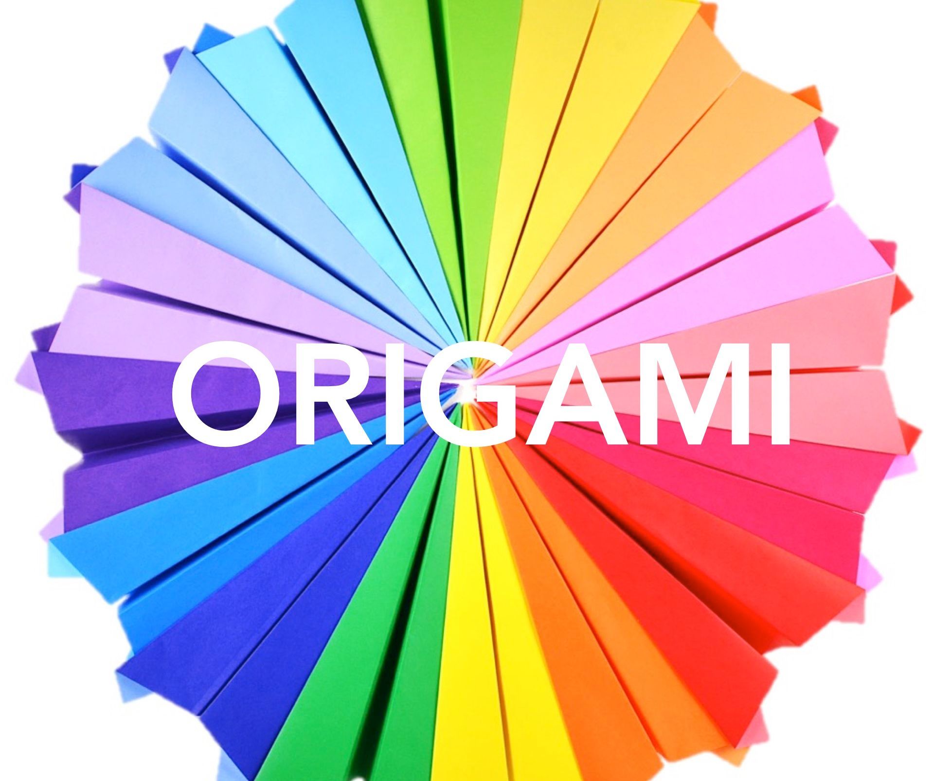 Origami Rainbow Airplanes