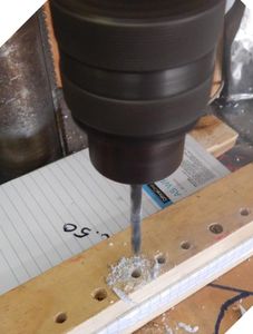 Drill the Holes and Remove Clamp