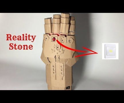 Control a Light Switch With Your Own Cardboard Infinity Gauntlet 