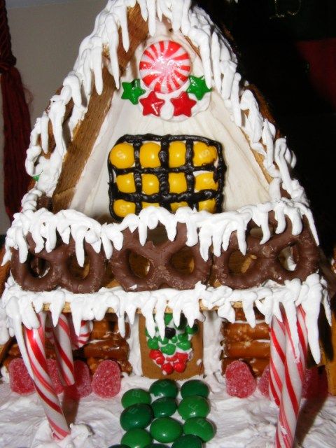 Gingerbread A-Frame Ski House