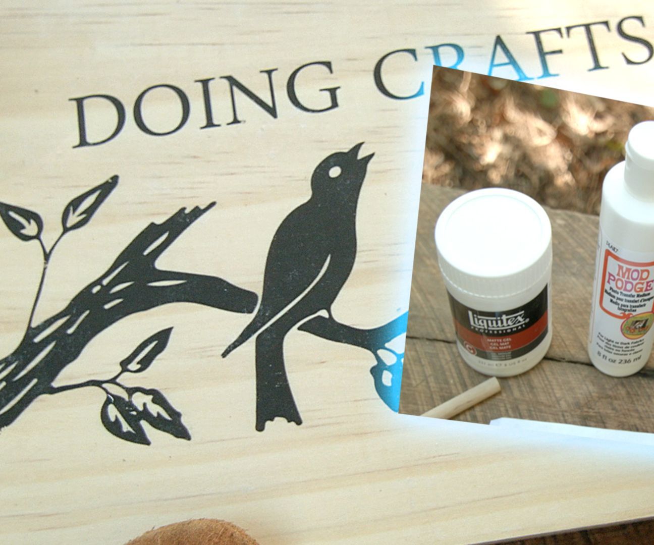 How to Print on Wood (Better Than Mod Podge)