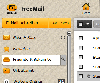 Need for Web.de Free Mail Services