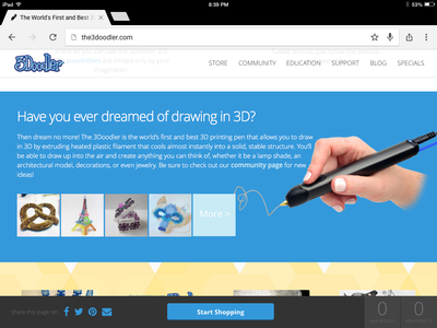 Use the 3D Doodler Pen to Bring Your Drawing to Life