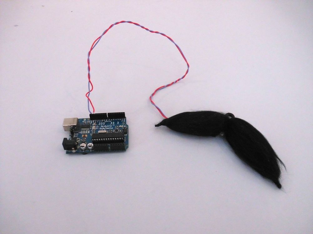 Ironic Mustache Twitter Interface