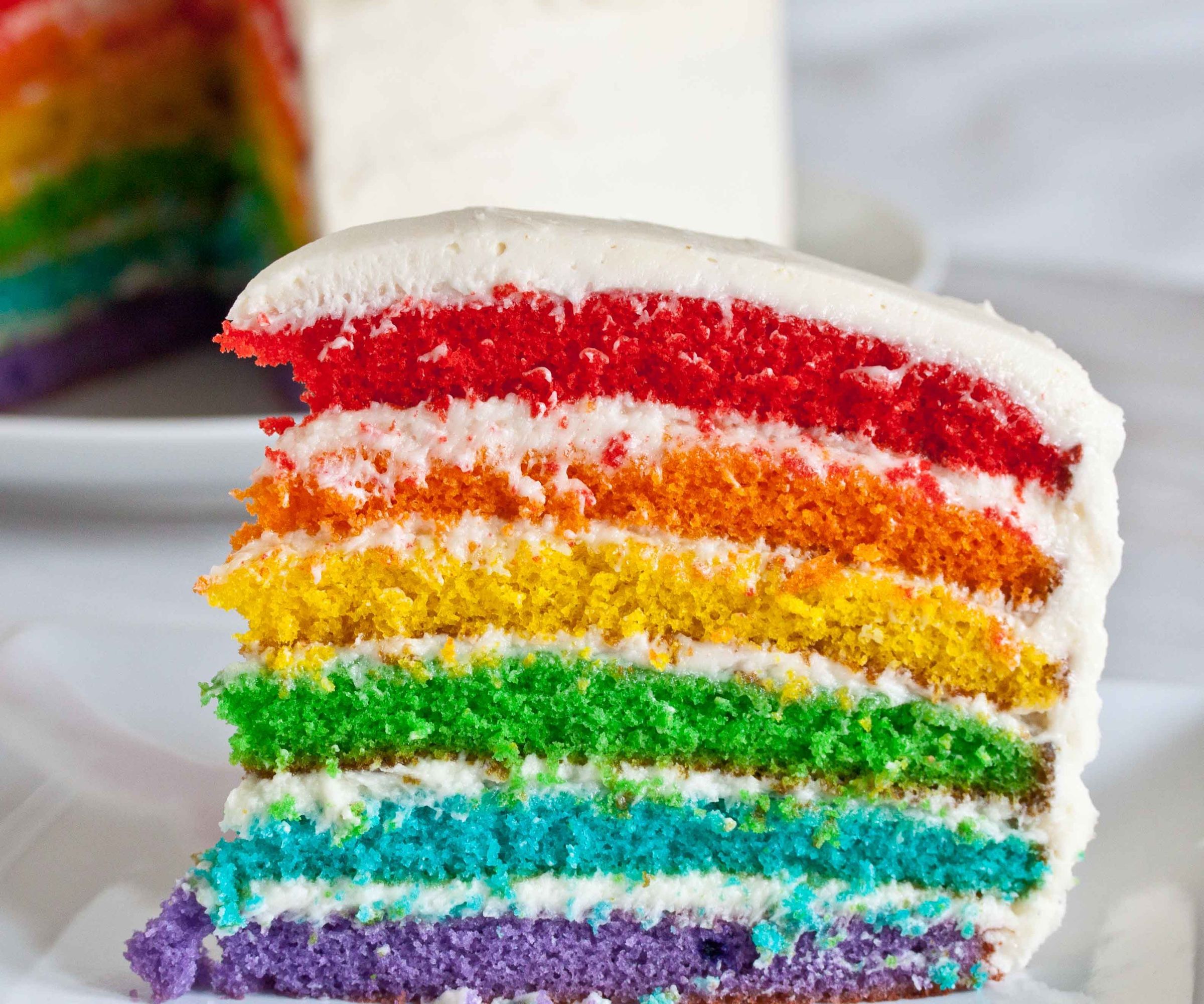 How to Make the Best Rainbow Cake!