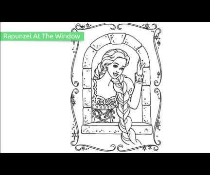 Top 20 Free Printable Rapunzel Coloring Pages 