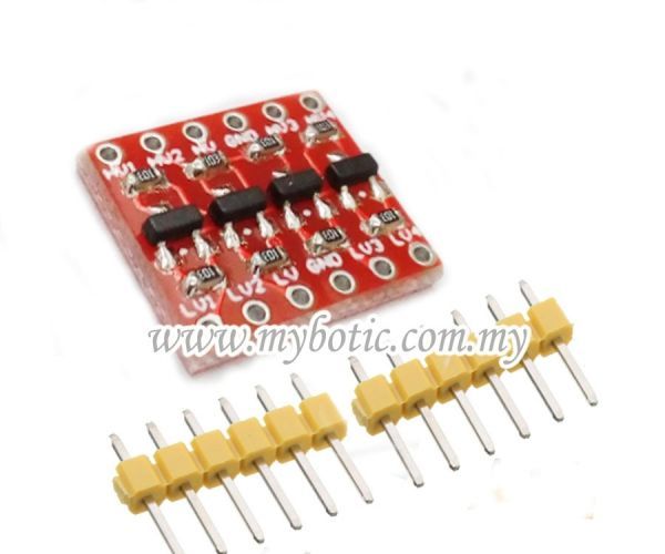 LC-04 4 Channel Logic Converter 3.3V - 5.0V Tutorial