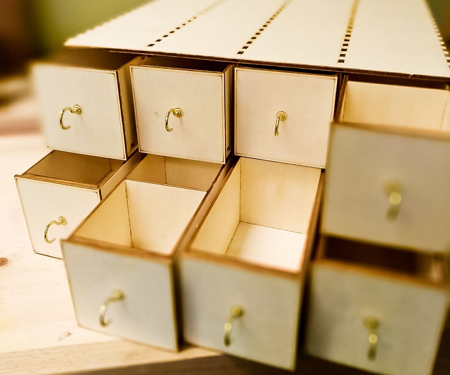 Customized Metalware Drawers