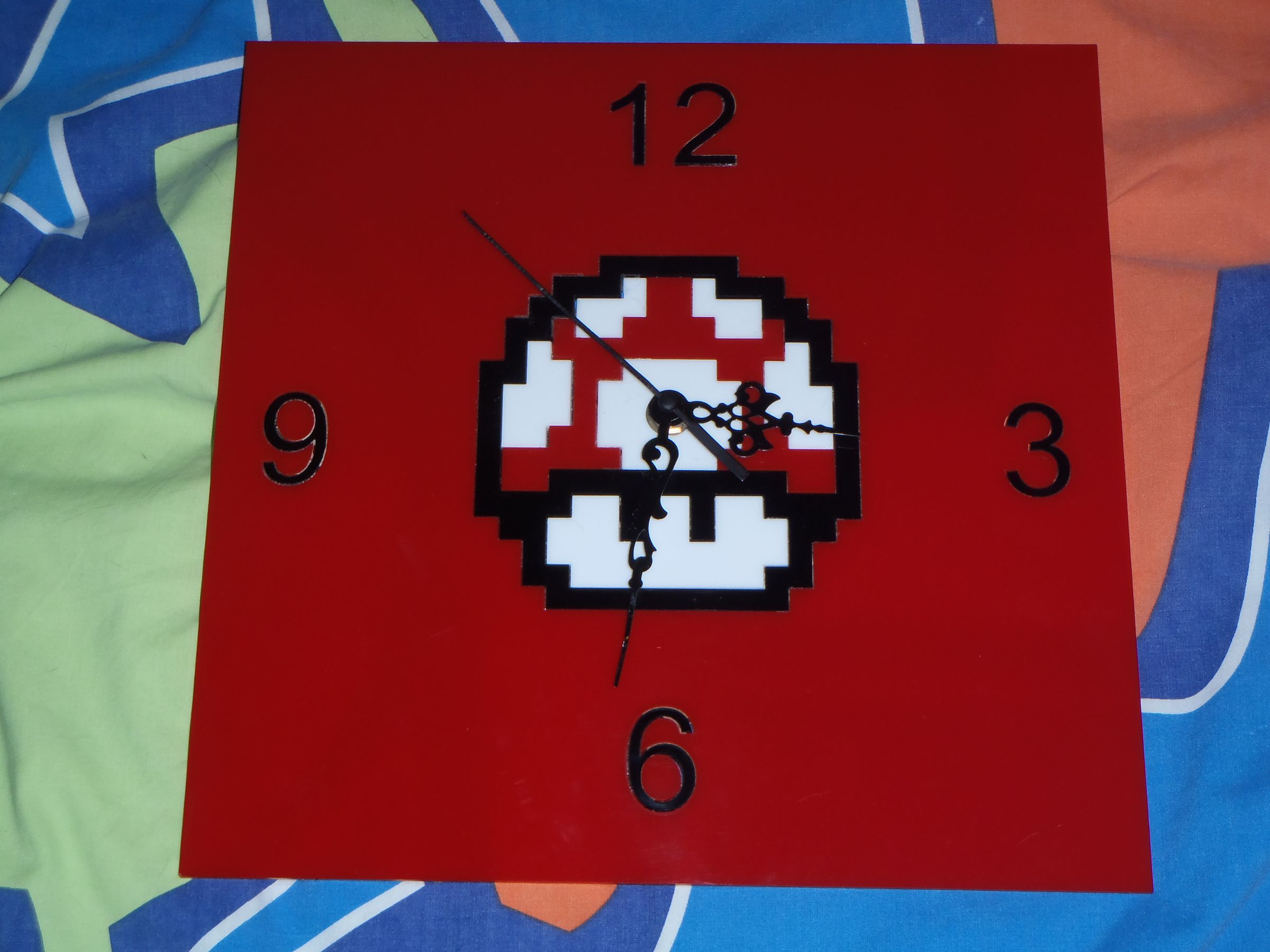 Mario Mushroom Clock