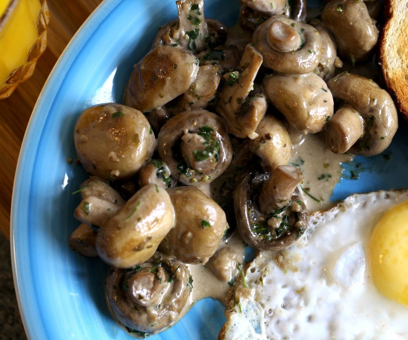Creamy Garlic Mushroom Recipe
