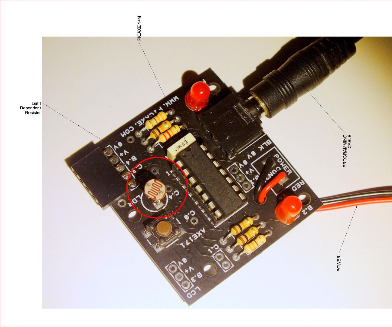 Reading sensors with a microprocessor.