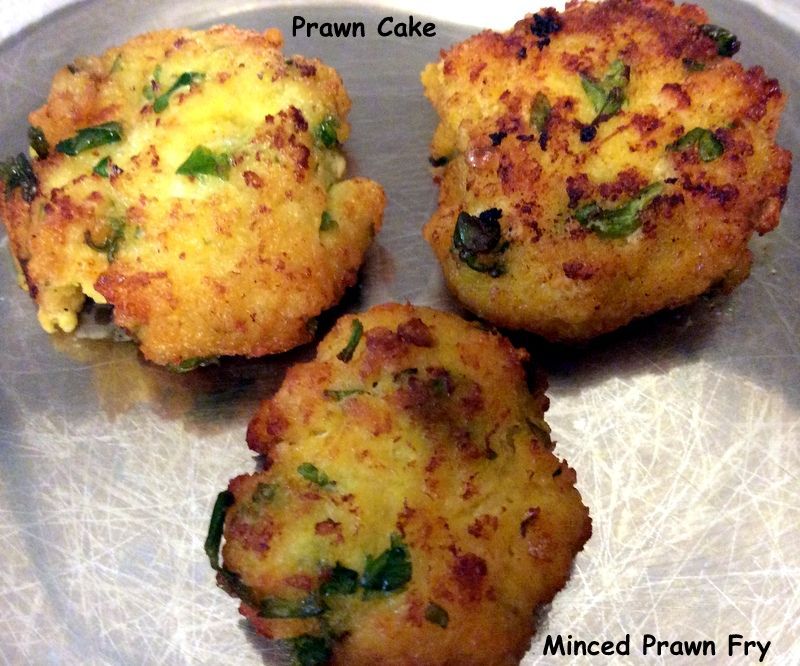Prawn Cake for Kids (Fried in Clarified Butter)