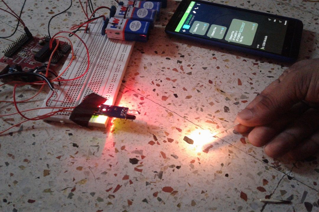 Fire Alarm With SMS Notification 
