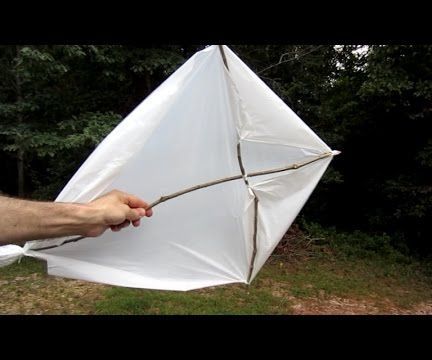 How to Make a Kite With Household Items 